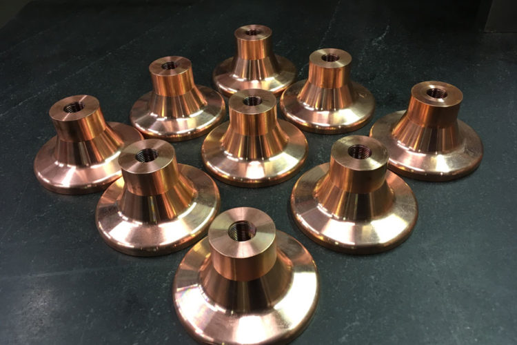 Copper Pieces screws tools.